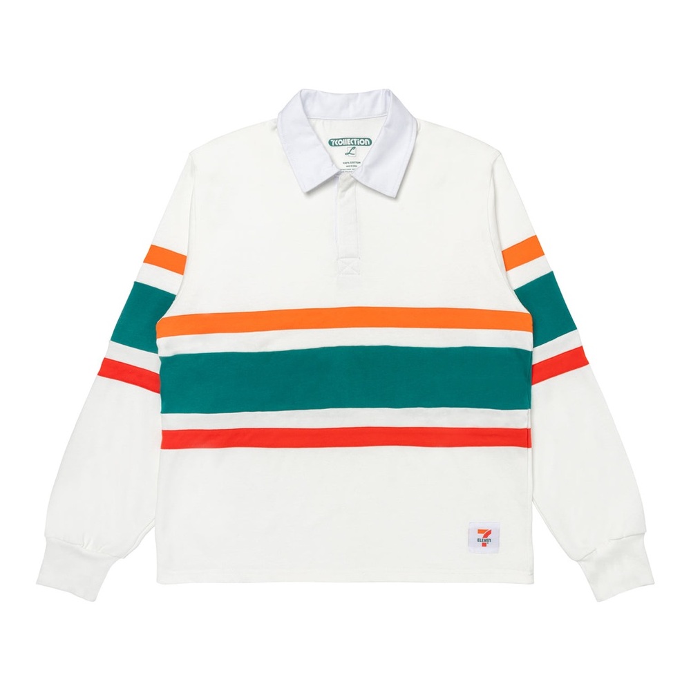 Unisex 7-Eleven Long Sleeve Rugby Shirt